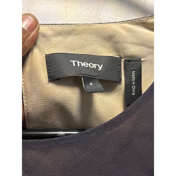 Theory Womens Sleeveless Ombré Maxi Dress size 4 - Picture 5 of 9